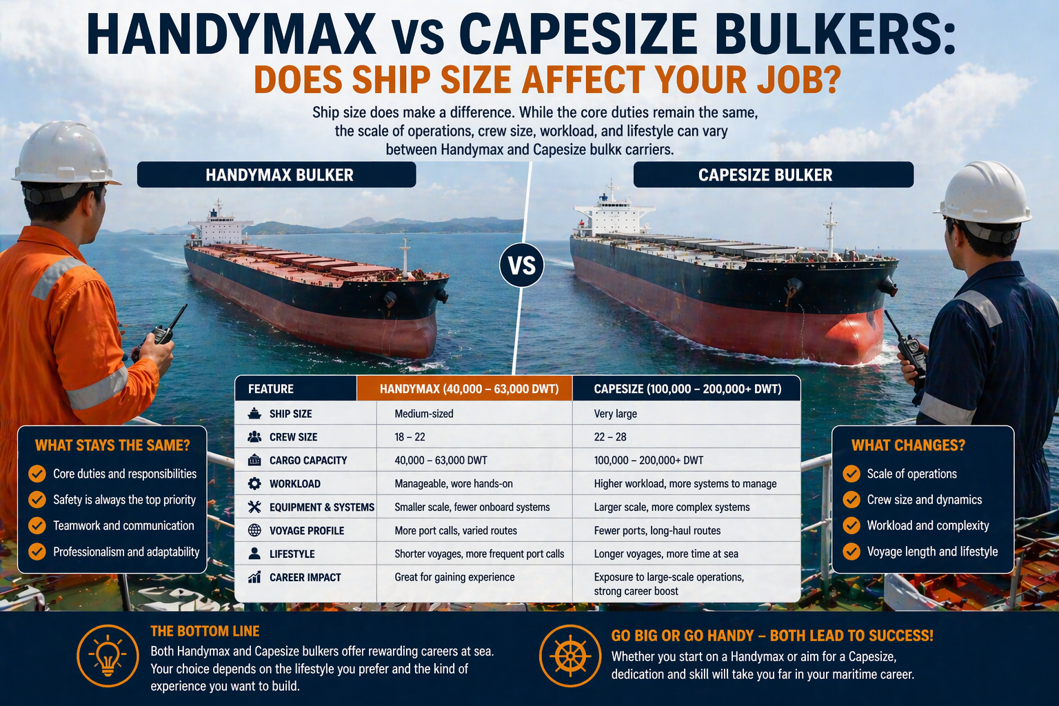 Handymax vs Capesize Bulkers: Does Ship Size Affect Your Job - Bulker ...