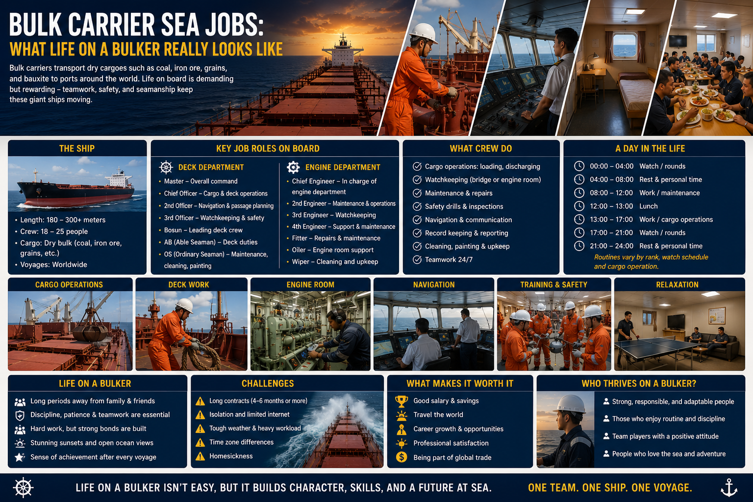 Bulk Carrier Sea Jobs: What Life on a Bulker Really Looks Like