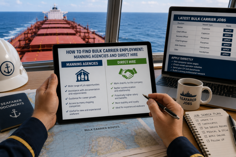 How to Find Bulk Carrier Employment: Manning Agencies and Direct Hire